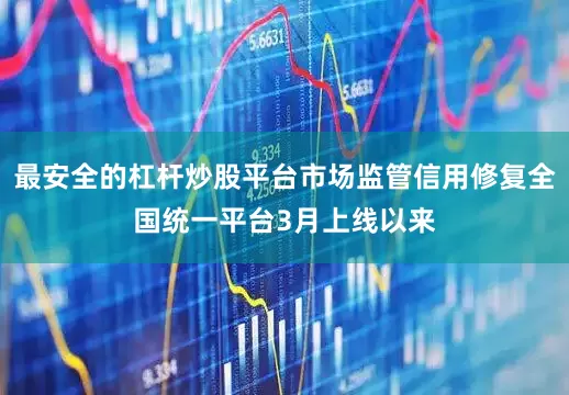 最安全的杠杆炒股平台市场监管信用修复全国统一平台3月上线以来